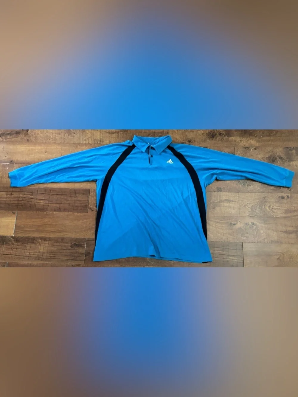 Adidas Mens LS long sleeve collared shirt Size 2XL/extra extra large climalite